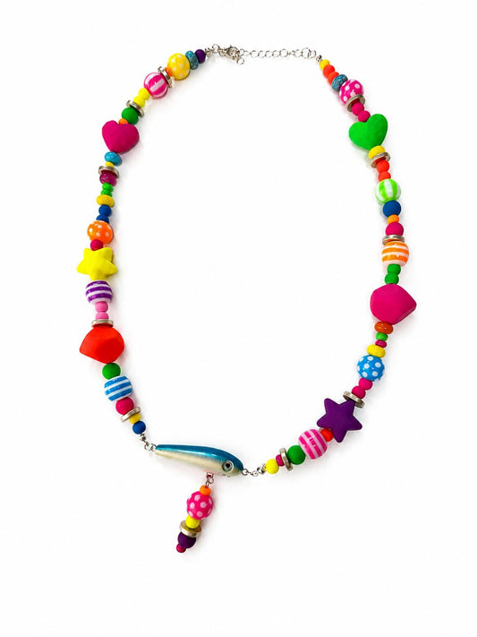 NEON FUNKY FISH NECKLACE